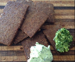 Flax Seed & Almond Meal Crackers