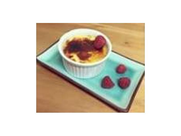 Raspberry & White Chocolate Creme Brûlée 