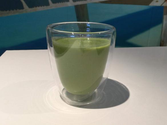 Pea Zucchini and Mint Soup