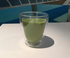 Pea Zucchini and Mint Soup