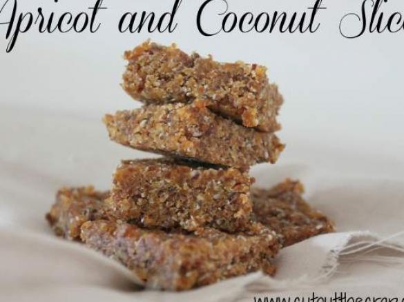 Apricot and Coconut slice from COTC