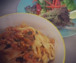 Healthy Chicken Spaghetti Bolognaise