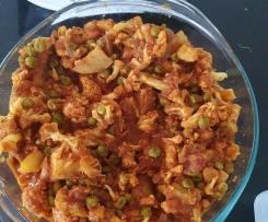 BL E Variation Aloo Ghobi with Potato and Cauliflower - Vegan, Whole Food Plant Based  10 oz Veg and 4oz Grain for BLE.