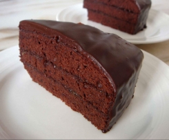 Super moist cacao chocolate cake