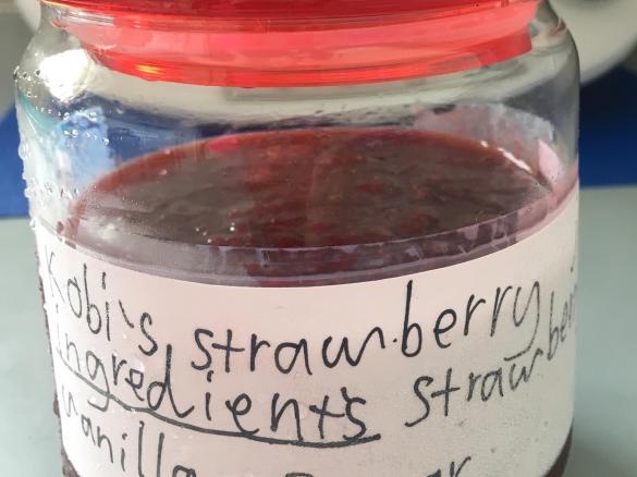 Kobi’s Strawberry & Vanilla Bean Jam