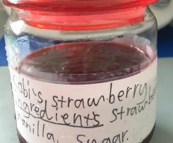 Kobi’s Strawberry & Vanilla Bean Jam