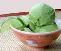Avacado and Lime Sorbet