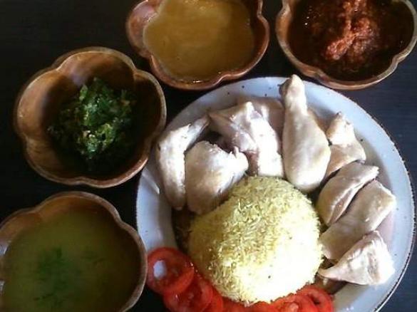 Hainanese Chicken Rice (Chinese Poached Chicken - Varoma Steamed)