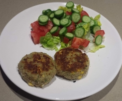 Tuna and corn patties