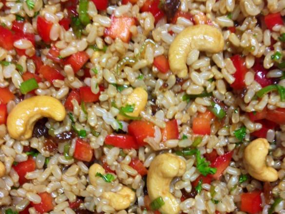 The Best Oriental Brown Rice Salad