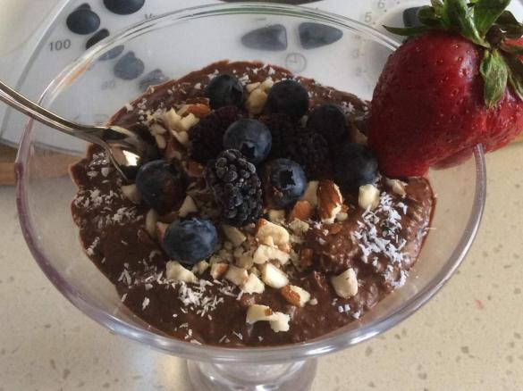 Express chocolate mousse 