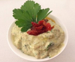 Bean-Free Sundried Tomato Hummus