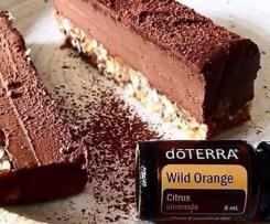Wild Orange Chocolate Mousse Slice