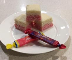 Coconut Ice with Milkos and Red Rippers