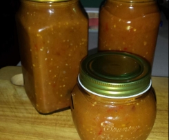 Paleo Red Capsicum and Eggplant Relish