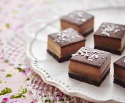 Chocolate salted caramel petit fours