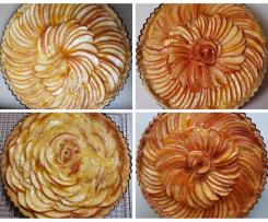 French Apple Tart with Pastry Cream