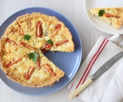 Caramelised leek and goat's cheese tart