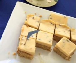 Lemon Passionfruit Slice