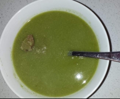 Parsnip Pea and Bacon Soup