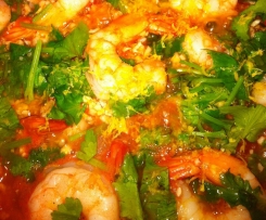 CAULIFLOWER AND PRAWN PAELLA (PALEO, GLUTEN FREE, DAIRY FREE, HCG APPROVED)