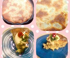 Apple and custard Impossible Pie