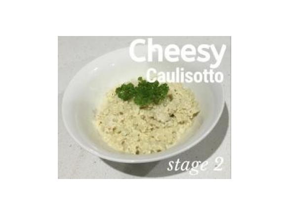 Cheesy vegan Caulisotto