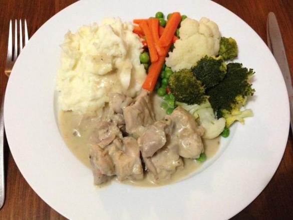 Creamy Chicken and Mushroom Casserole