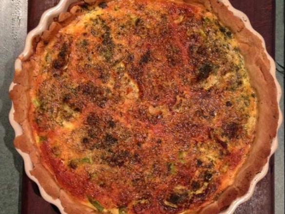 Smoked Salmon and Dill Quiche