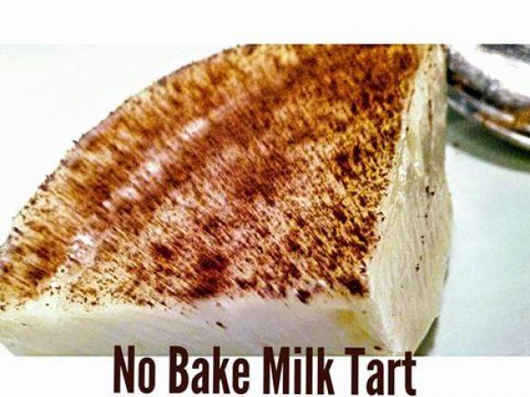 Crustless No Bake Milk Tart