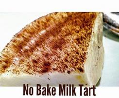 Crustless No Bake Milk Tart