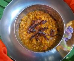 Masoor dal, red lentil curry