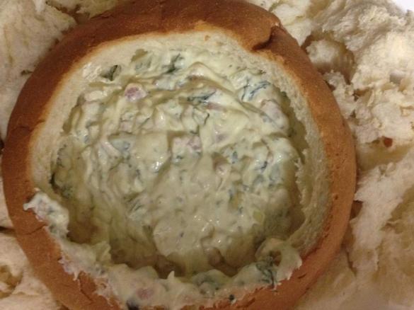 Bacon, Spinach & Cream cheese Dip