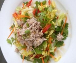 Asian Coconut Poached Chicken Salad