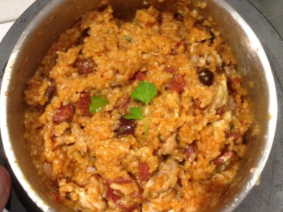 Chicken & Chorizo Arrabbiata Risotto