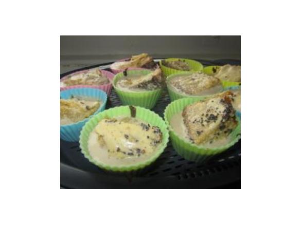 Varoma pumpkin & whisky bread & butter pudding