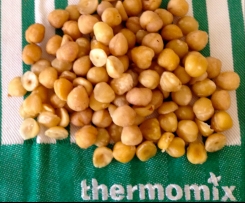 Blanching Hazel Nuts