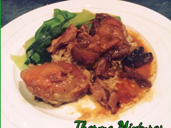 Thai Coconut Chicken with Rice & Choy Sum