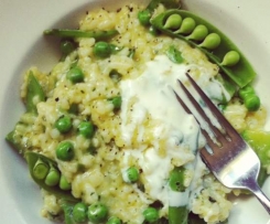 Spring Pea and Mint Risotto
