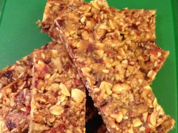 No bake, no nut, Lunchbox Muesli Bar