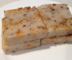 Chinese style steamed/fried radish cake