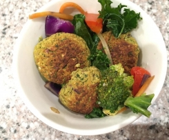 Baked Cauliflower Falafel