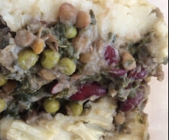 Vegan Lentil Kidney Bean Shepherd’s Pie