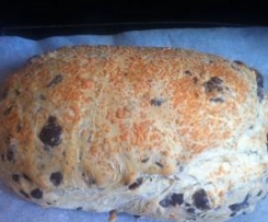 Parmesan Crusted Olive Bread