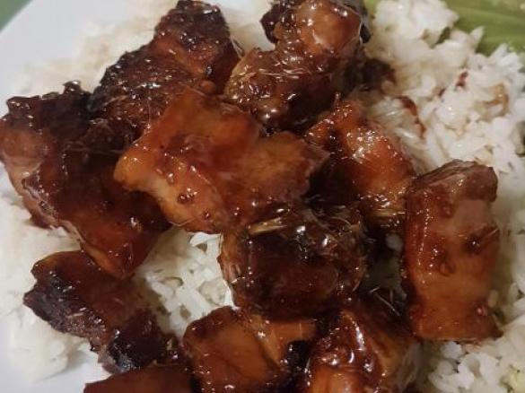 PLUM SPICED  PORK BELLY