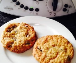 oat, spelt and choc chip cookies