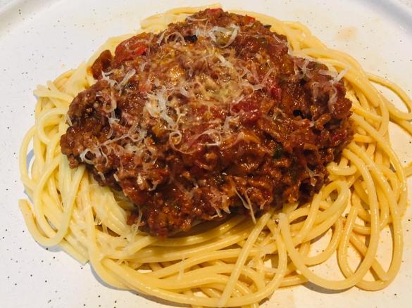 Chunky Spaghetti Bolognese