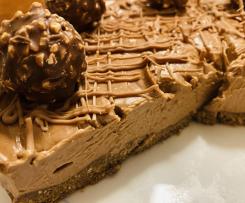 Ferrero Rocher and Nutella cheesecake