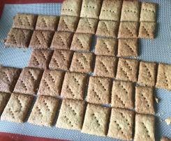 Chickpea and Oat crackers