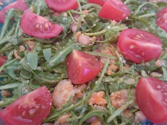Roquette and Mixed Bean Salad